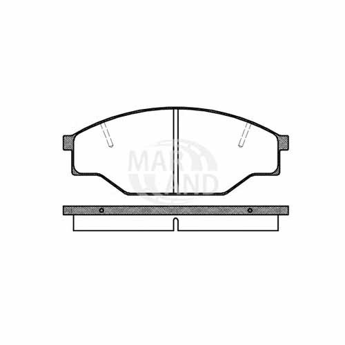 SET PLACUTE FRANA,FRANA DISC Toyota Hilux/Hiace Dina VW Taro photo