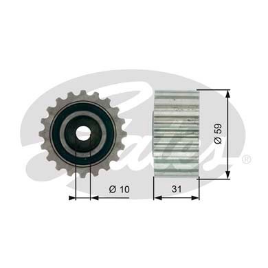 ROLA GHIDARE CUREA DISTRIBUTIE Renault 1,9D Solenza Opel Mitsubishi photo 1