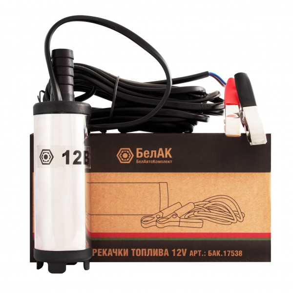 насос перекачки погружной d=38mm. 12V photo