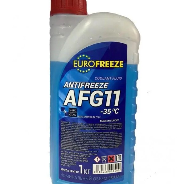 Антифриз Eurofreeze синий 1l -35* photo