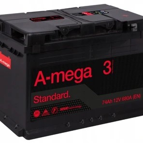 Аккумулятор Mega 74 ah 680A photo