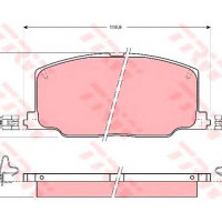 Тормозные колодки Toyota Camry SV30 1.8L (90-92) photo