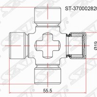 CRUCE CARDAN 19x55.5 - DUSTER 4X4 photo