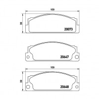 GDB105 Колодки Fiat Toyota photo