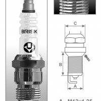 Свеча зажигания Brisk HR17YC photo
